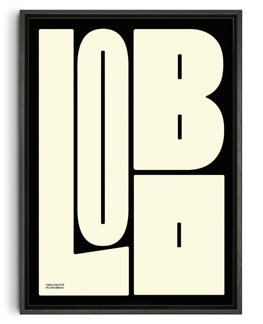 LOBO contemporary wall art print by Carla Palette - sold by DROOL