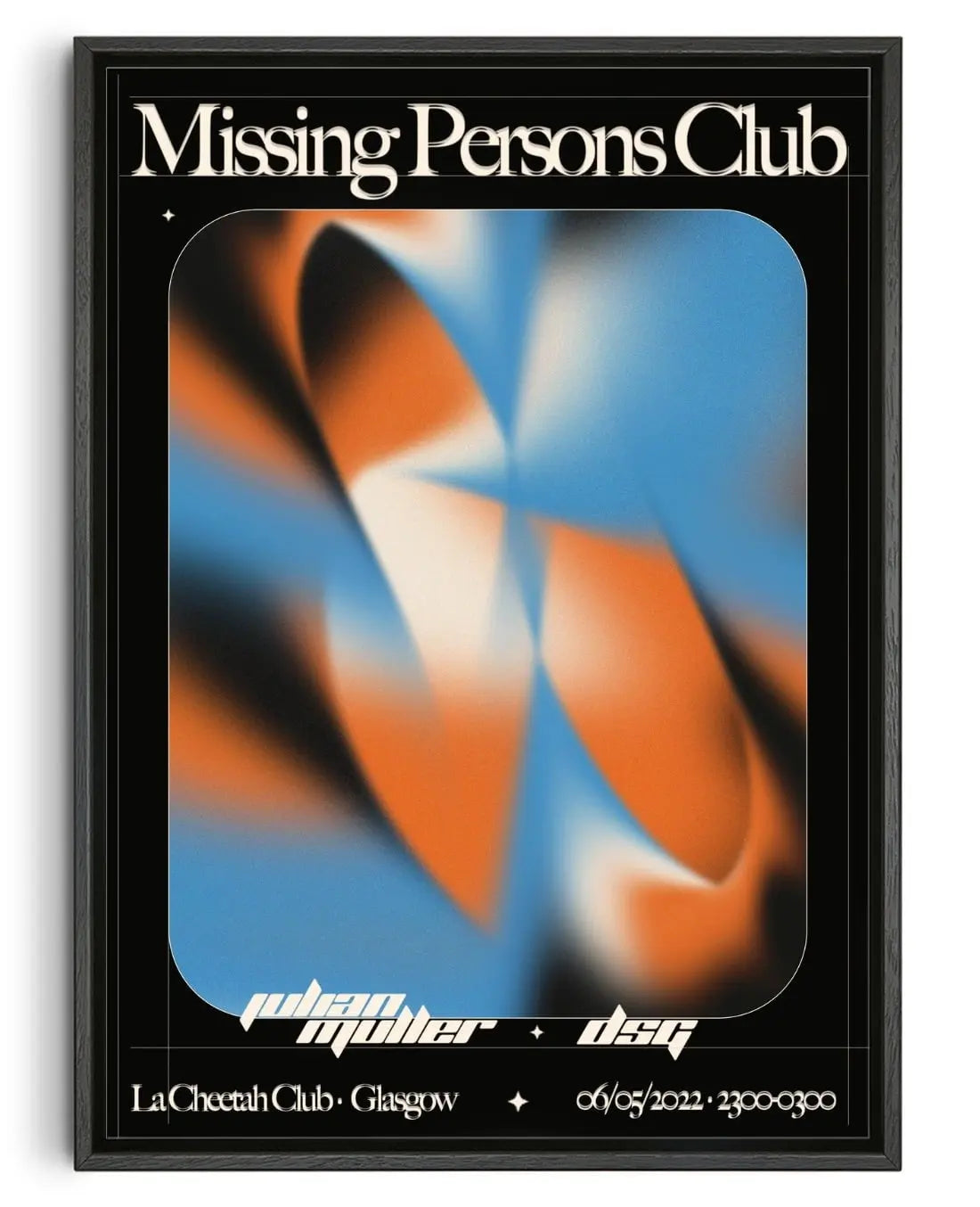 MISSING PERSONS CLUB - JULIAN MULLER contemporary canvas art print by Marinello Studio - sold by DROOL