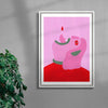 Vampire contemporary wall art print by Kissi Ussuki - sold by DROOL