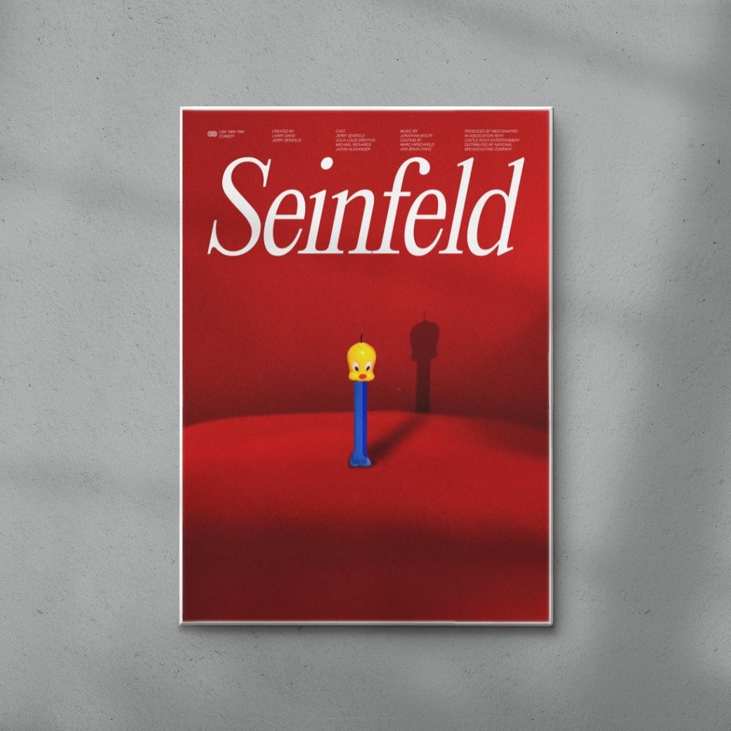Seinfeld contemporary wall art print by Justyna Frąckiewicz - sold by DROOL