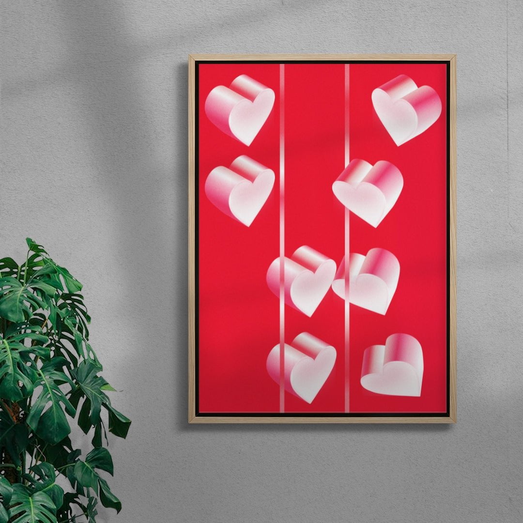 To Cross The Line contemporary wall art print by UESATSU - sold by DROOL