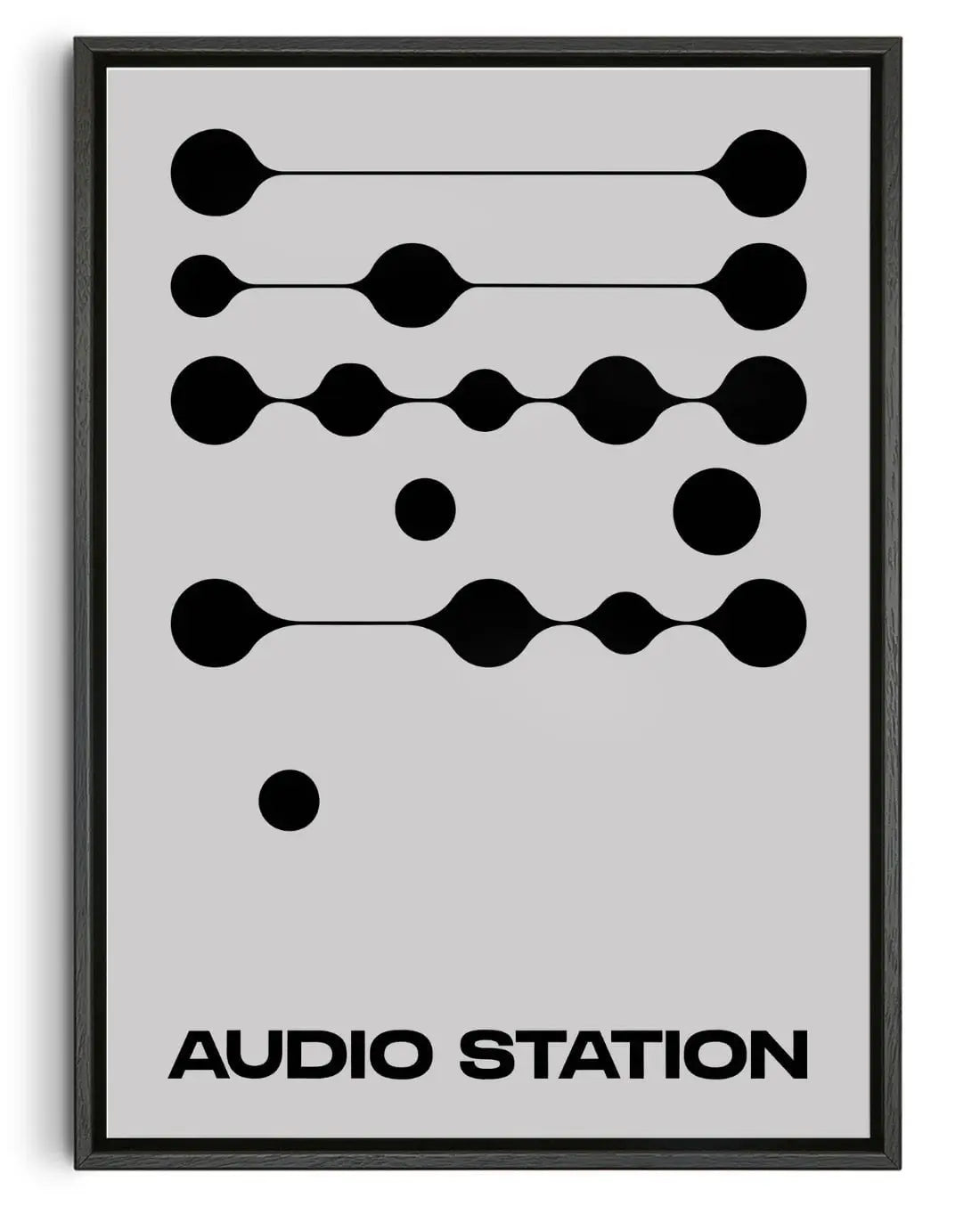 Audio Station contemporary wall art print by Adam Foster - sold by DROOL