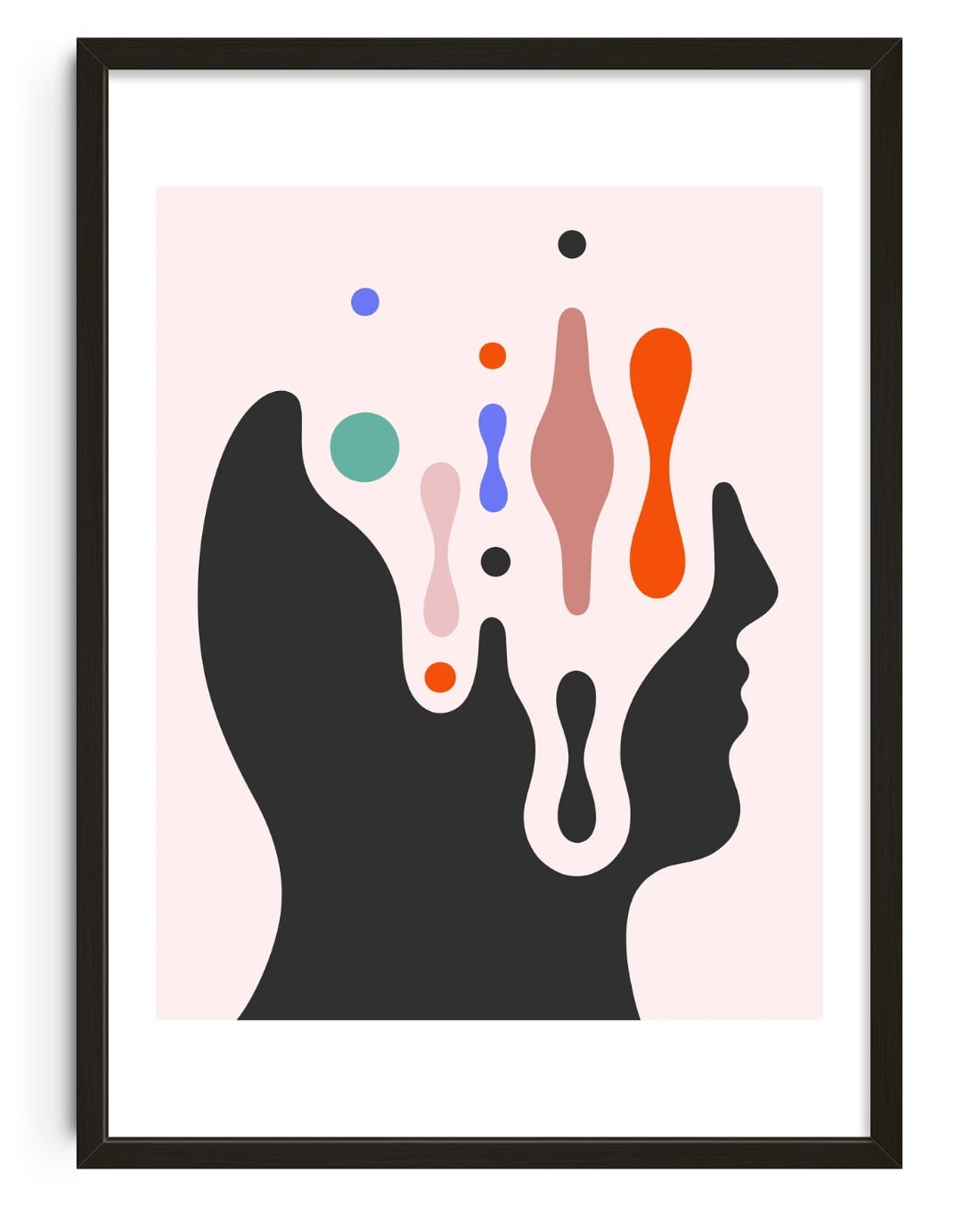 Transcended Profile contemporary wall art print by David Vanadia - sold by DROOL