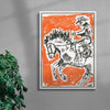 Spring contemporary wall art print by Caitlin Flood-Molyneux - sold by DROOL