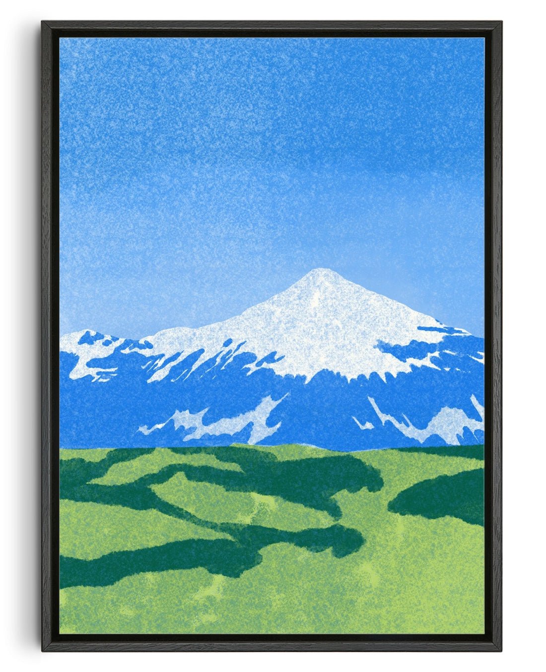 Hvannadalshnúkur contemporary wall art print by Lily Kong - sold by DROOL