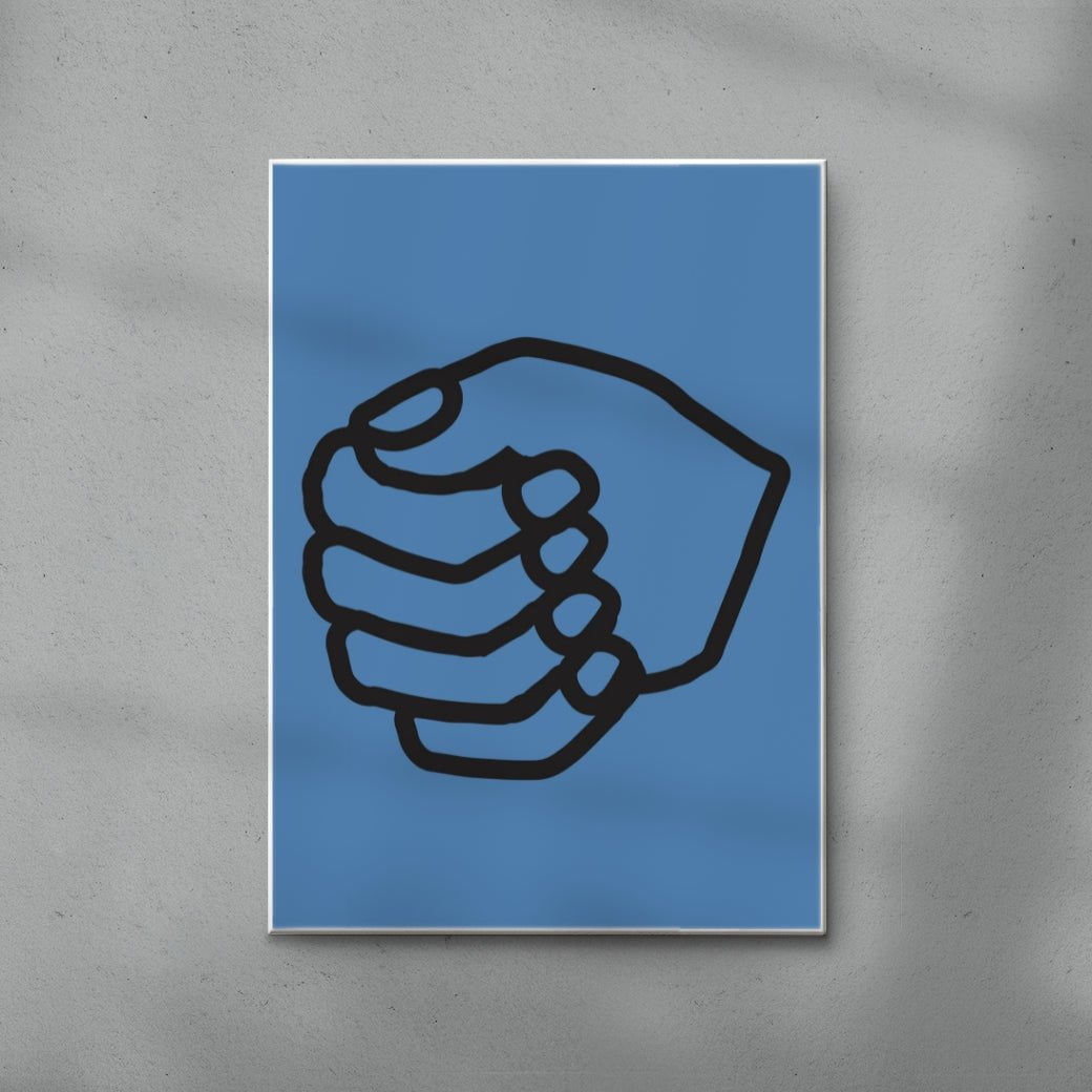 Handy contemporary wall art print by Adam Foster - sold by DROOL
