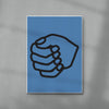 Handy contemporary wall art print by Adam Foster - sold by DROOL