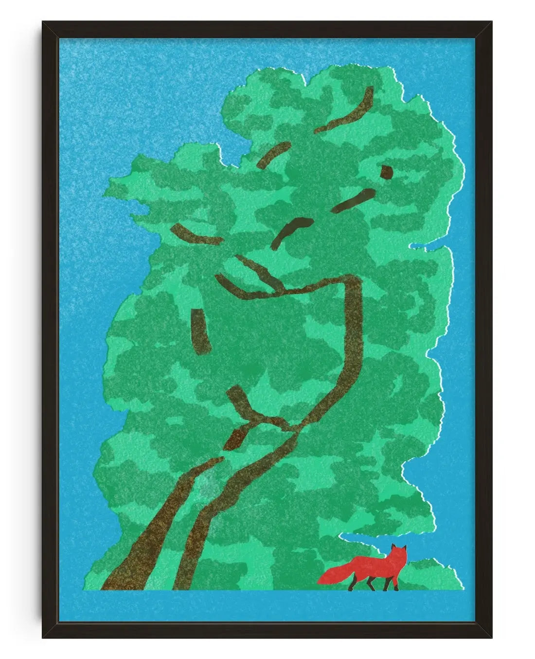 Clissfold Park, London contemporary art print by Lily Kong - sold by DROOL