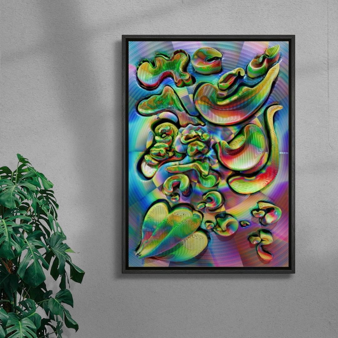 Holo contemporary wall art print by Misbah Anjum-James - sold by DROOL