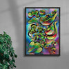 Holo contemporary wall art print by Misbah Anjum-James - sold by DROOL
