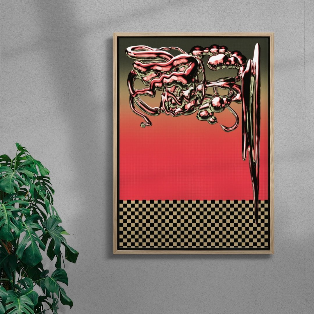 Virtual Dream 3/3 contemporary wall art print by Tristan Miller - sold by DROOL