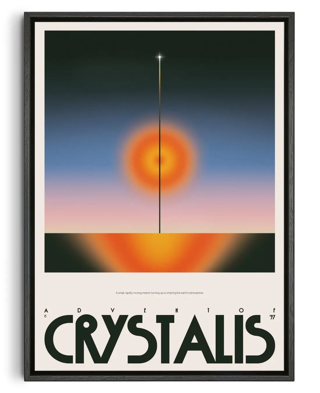 Crystalis 1997 contemporary wall art print by Sandro Rybak - sold by DROOL