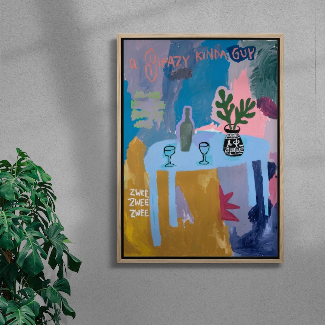 Untitled contemporary wall art print by Cambo - sold by DROOL