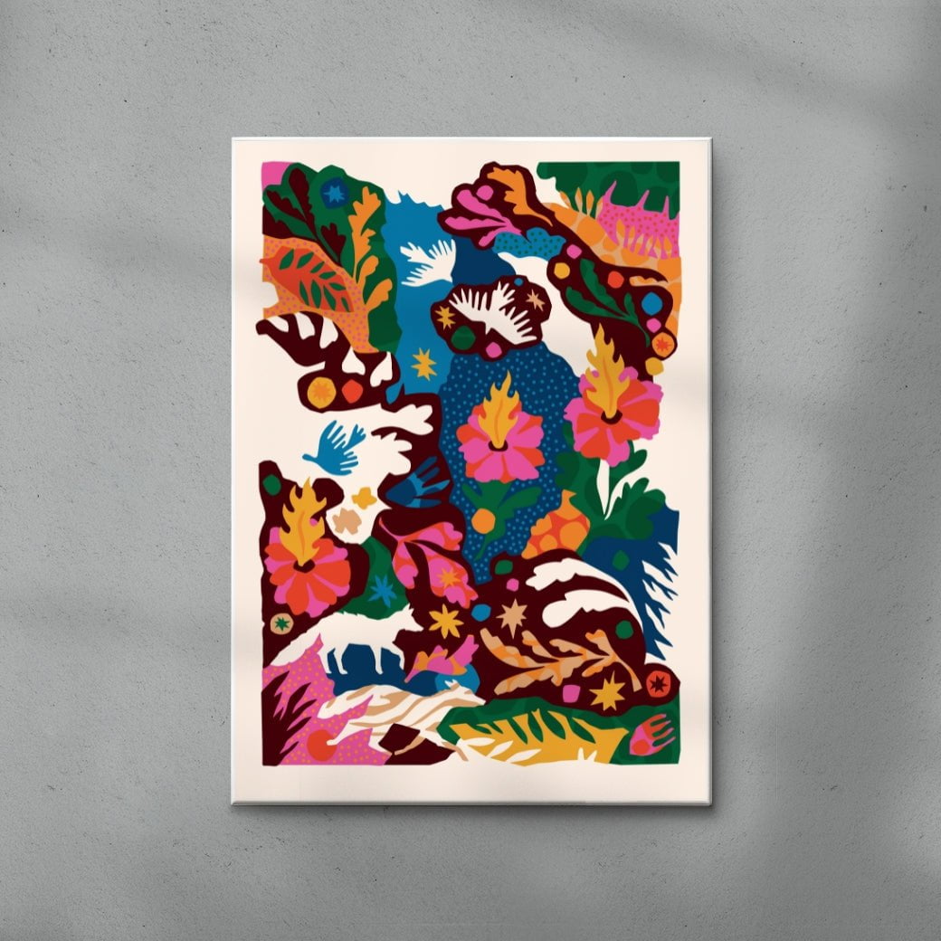 Getting Lost In The Forest Without Knowing contemporary wall art print by Nick Liefhebber - sold by DROOL