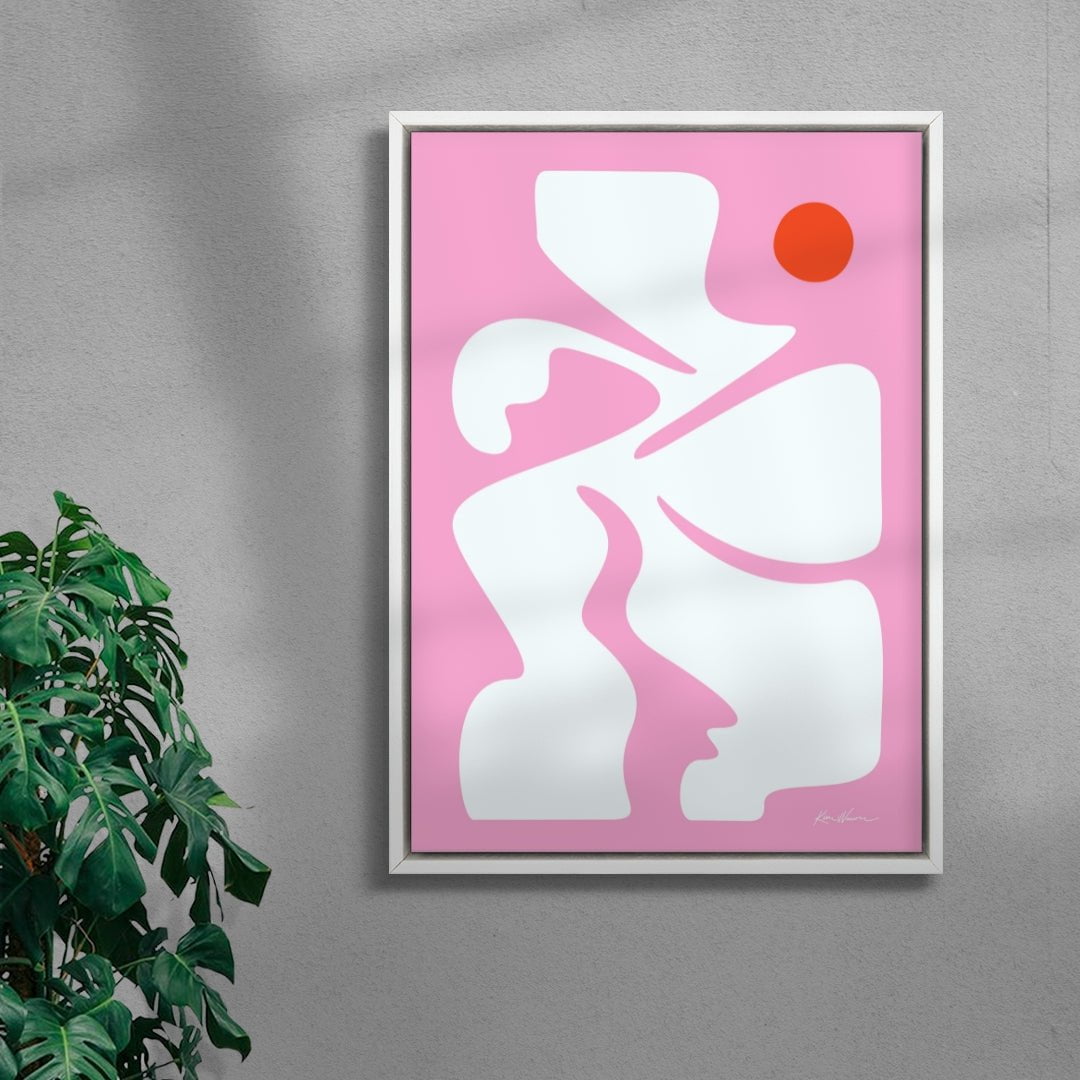 The Dancer contemporary wall art print by Kim Van Vuuren - sold by DROOL