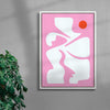 The Dancer contemporary wall art print by Kim Van Vuuren - sold by DROOL