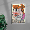 Wilma flintstone contemporary wall art print by Austin Ansbro - sold by DROOL