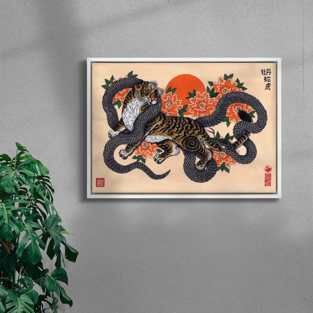 The Tiger, The Serpent & The Peonies
