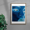 Portrait Study in negative contemporary wall art print by Sam Creasey - sold by DROOL