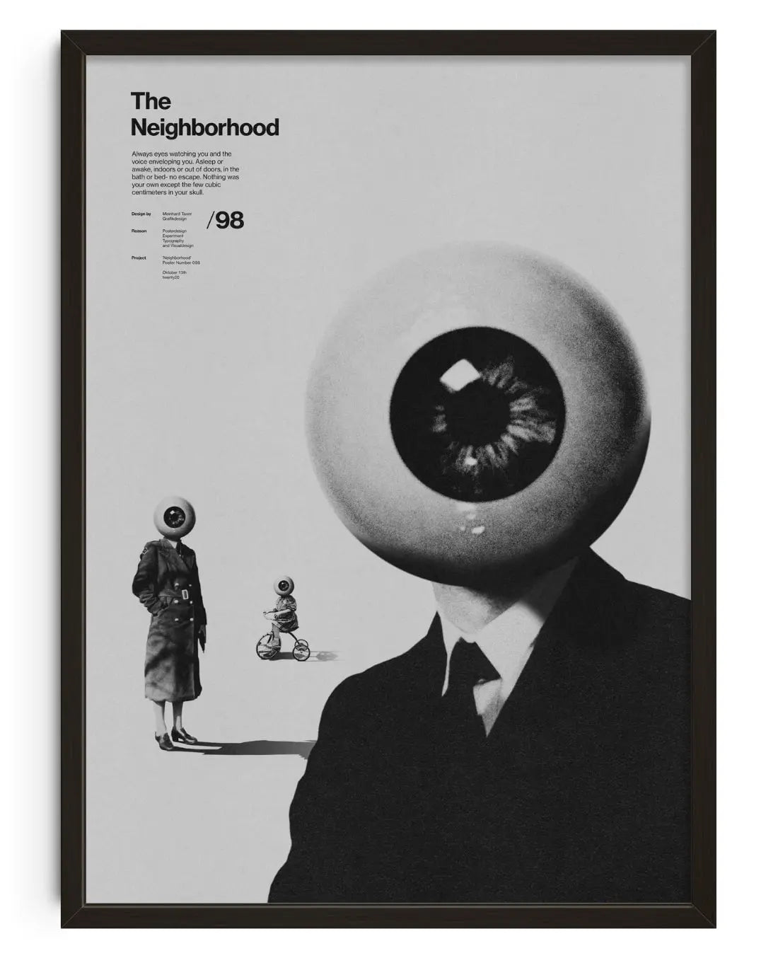 The Neighborhood contemporary wall art print by Meindl Taxer - sold by DROOL