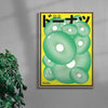 Music Donut contemporary wall art print by Maxim Dosca - sold by DROOL