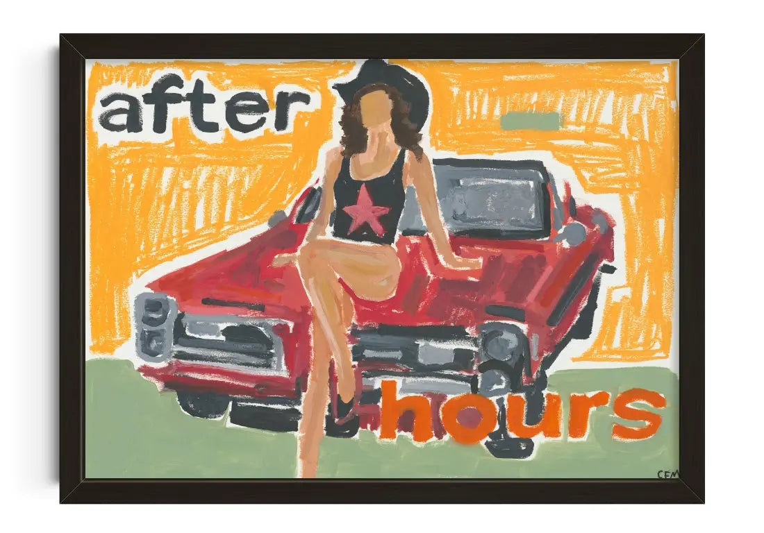 After Hours contemporary art print by Caitlin Flood-Molyneux - sold by DROOL