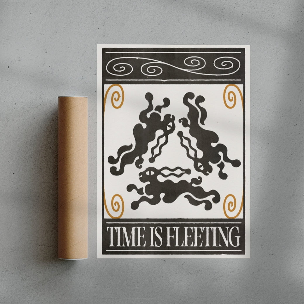 Time Is Fleeting contemporary wall art print by Alexander Khabbazi - sold by DROOL