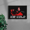 ICE-COLD contemporary wall art print by Utsav Verma - sold by DROOL