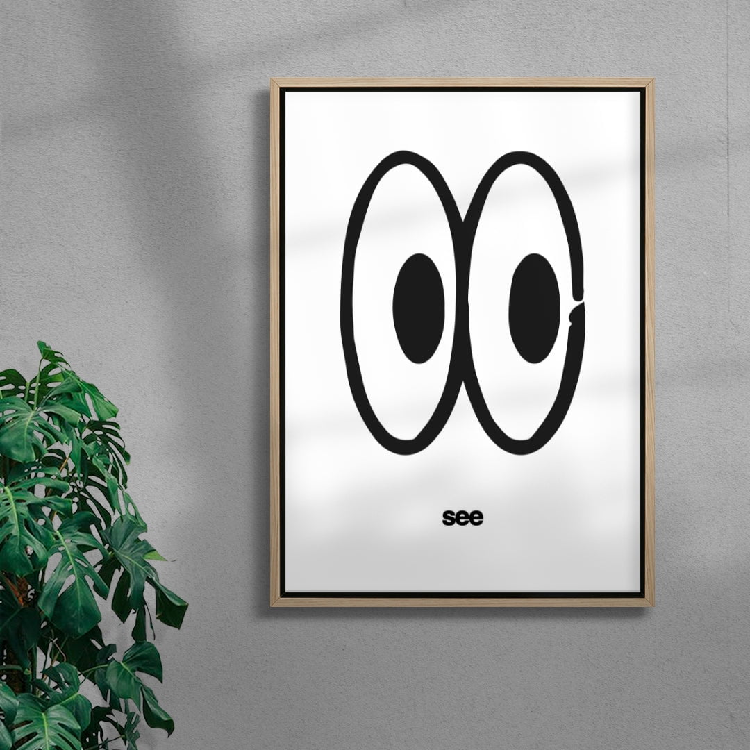 See contemporary wall art print by Adam Foster - sold by DROOL