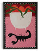 Cargar imagen en el visor de la galería, Scorpion contemporary wall art print by Natalie Savage - sold by DROOL