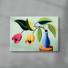 Flowers contemporary wall art print by Juan de la Rica - sold by DROOL