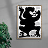 Frogga contemporary wall art print by Mikhail Lychkovskiy - sold by DROOL