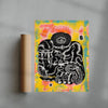The Schemer contemporary wall art print by LINWENXIN - sold by DROOL