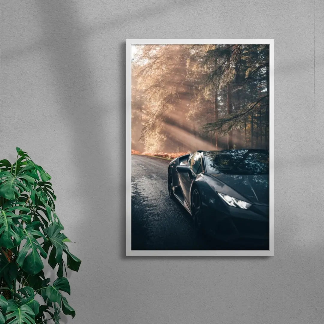 Streaming contemporary wall art print by Alex Stead - sold by DROOL