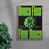 Douce Fleur contemporary wall art print by RIM Atelier - sold by DROOL