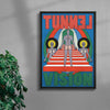Tunnel Vision contemporary wall art print by Reza Hasni - sold by DROOL