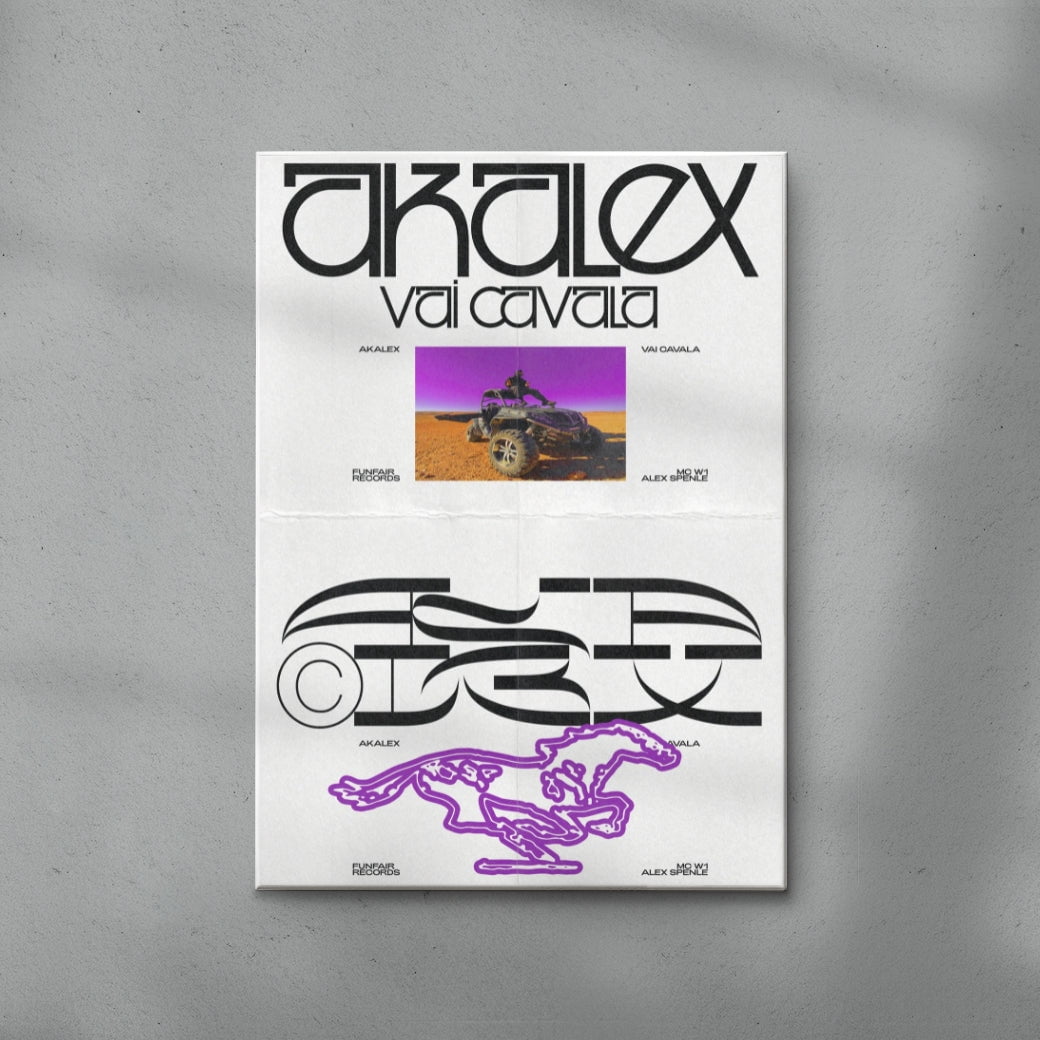 Akalex | Vai Cavala contemporary wall art print by Jules Bigot - sold by DROOL