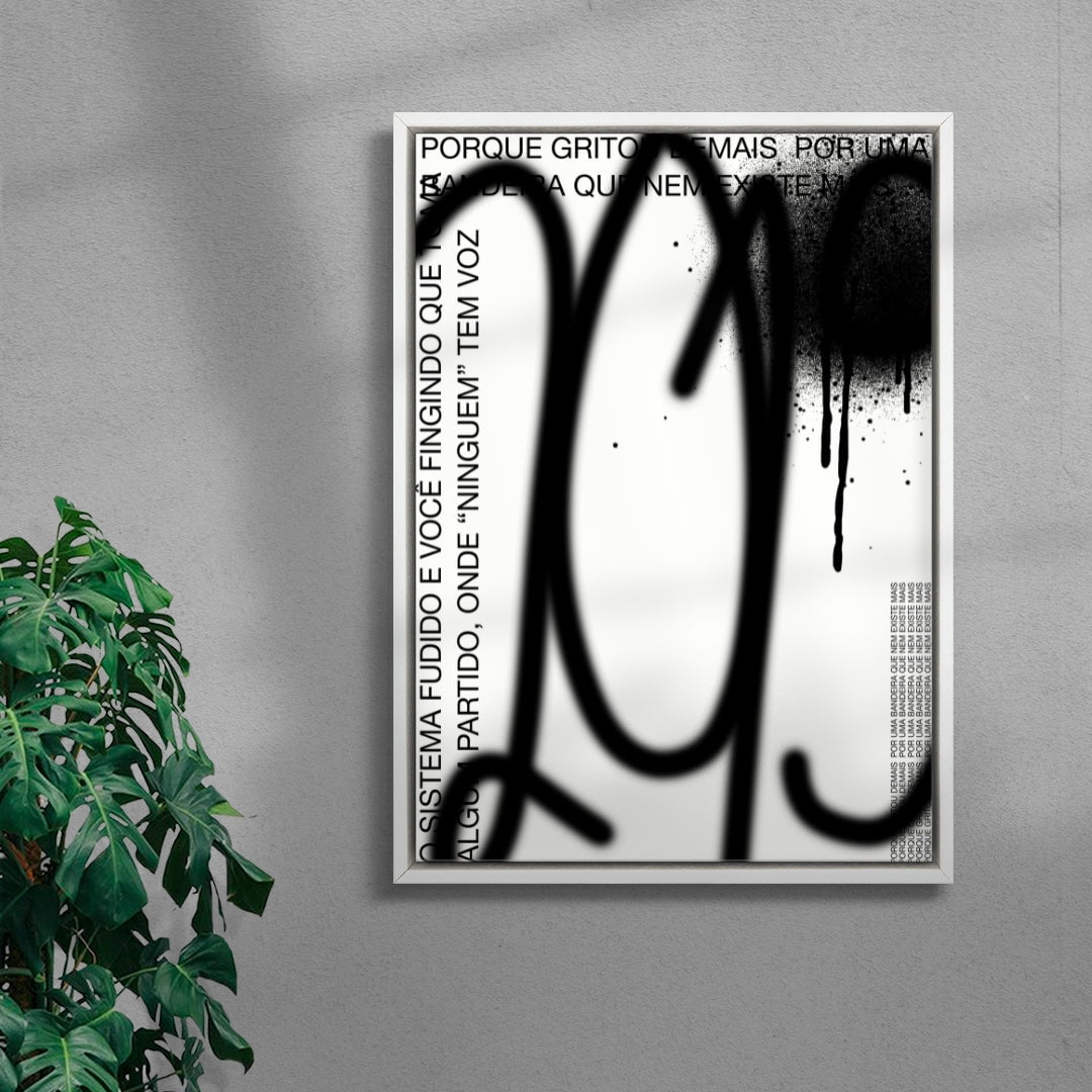 Untitled 3 contemporary wall art print by Vinicius Costa - sold by DROOL