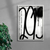 Untitled 3 contemporary wall art print by Vinicius Costa - sold by DROOL