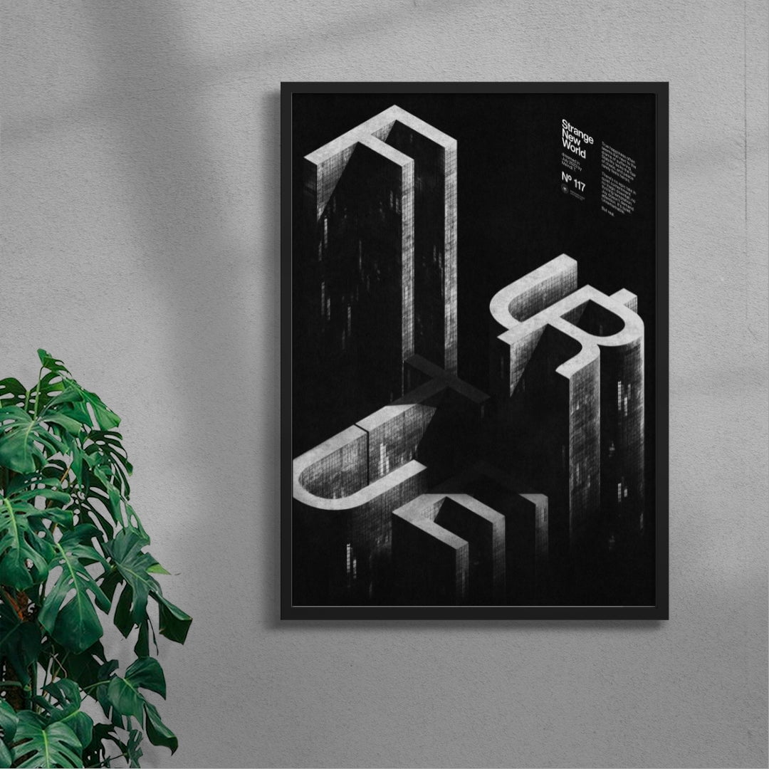 Future contemporary wall art print by Meindl Taxer - sold by DROOL