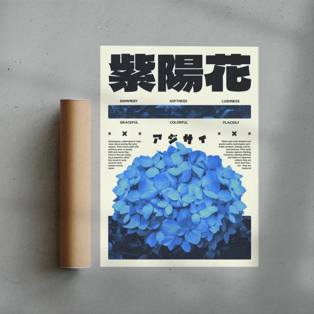 Hydrangea Poster