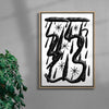 Thunder and Rain contemporary wall art print by Célestin Krier - sold by DROOL
