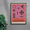 Nature's Rhythm 1 contemporary wall art print by Imo Sinclair - sold by DROOL