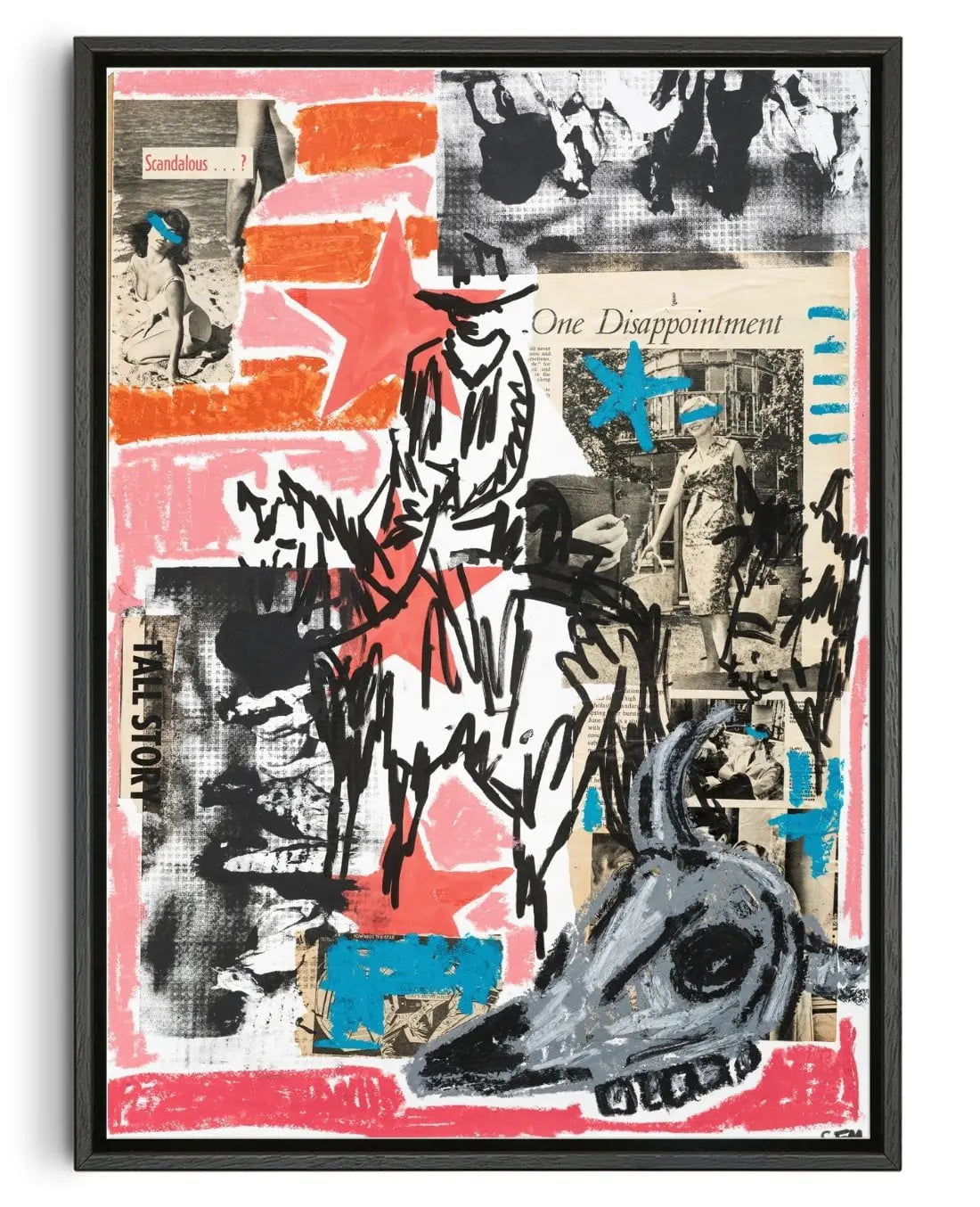 The Wild West contemporary wall art print by Caitlin Flood-Molyneux - sold by DROOL