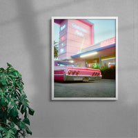 Thumbnail for Pink Motel contemporary wall art print by 6.tiff - sold by DROOL