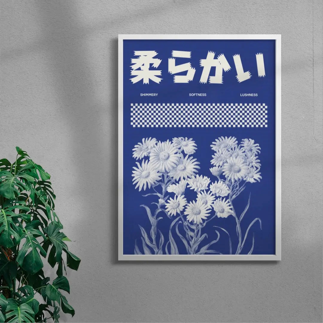 Soft white flowers
