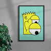 Picasso Bart contemporary wall art print by Ignorance1 - sold by DROOL