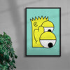 Picasso Bart contemporary wall art print by Ignorance1 - sold by DROOL