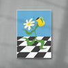 Flower 6 contemporary wall art print by Max Blackmore - sold by DROOL