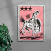 Rodeo contemporary wall art print by Caitlin Flood-Molyneux - sold by DROOL